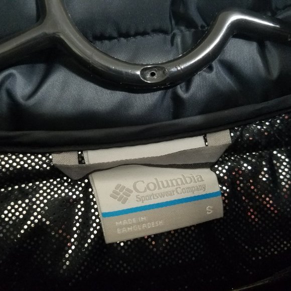 NEW Columbia Mens Small Black Winter Puffer Jacket NWT Guys Insulated Warm Coat - Picture 5 of 8